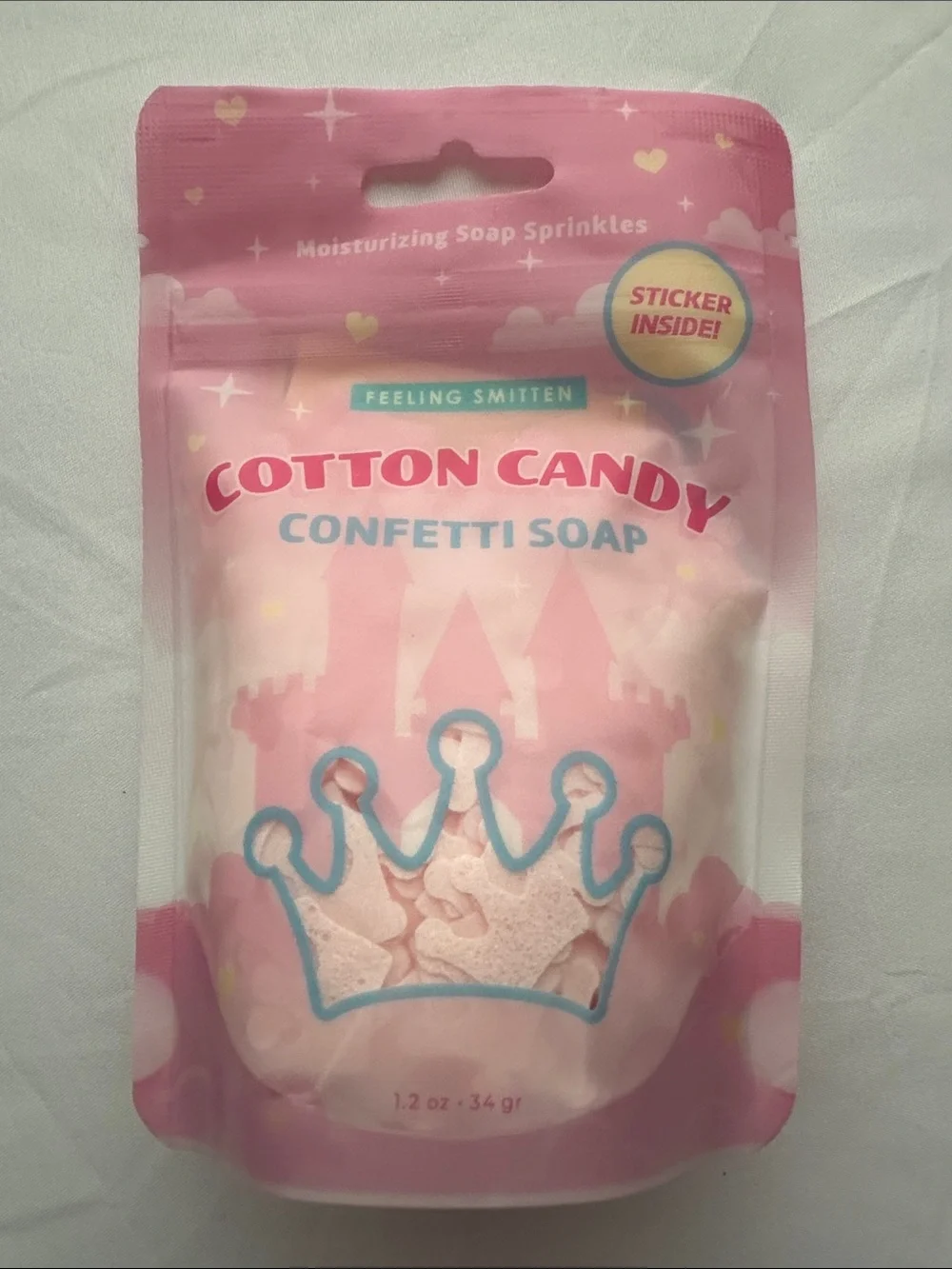Feeling Smitten Cotton Candy Confetti Soap 1.2 oz